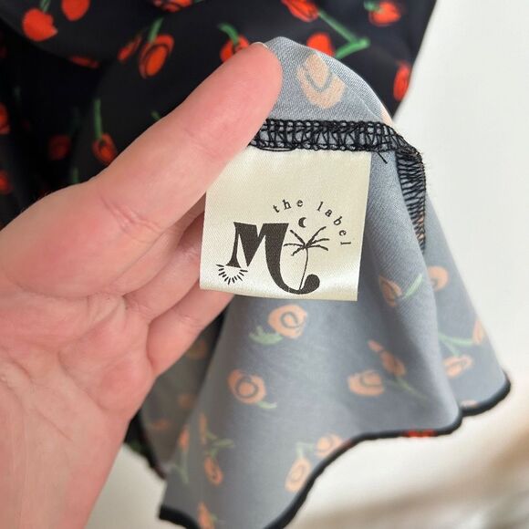 Monika the Label Alana Mini Slip Dress – Black Cherry - Picture 11 of 12